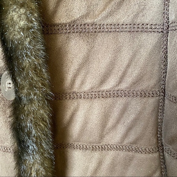 Fitz Wright Faux Suede and Fur Jacket - Picture 9 of 11
